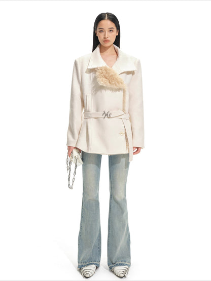 McKinley Wool-Blend Short Coat