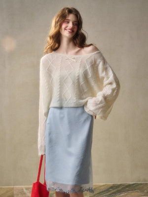 Blue Middle Skirt / S
