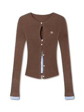 Fake Two-Piece Perth Knit Cardigan - CHINASQUAD
