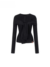 Two-Way Wear Knit Cardigan with Scarf Shawl - CHINASQUAD