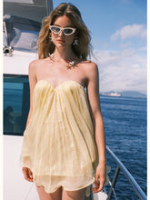 Thiri Chiffon Tube Top Dress - CHINASQUAD