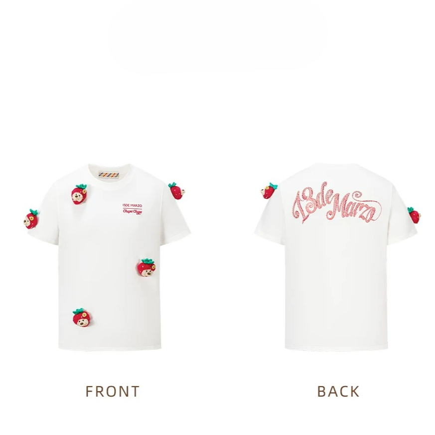 Crystal Bear Embellished T-shirt