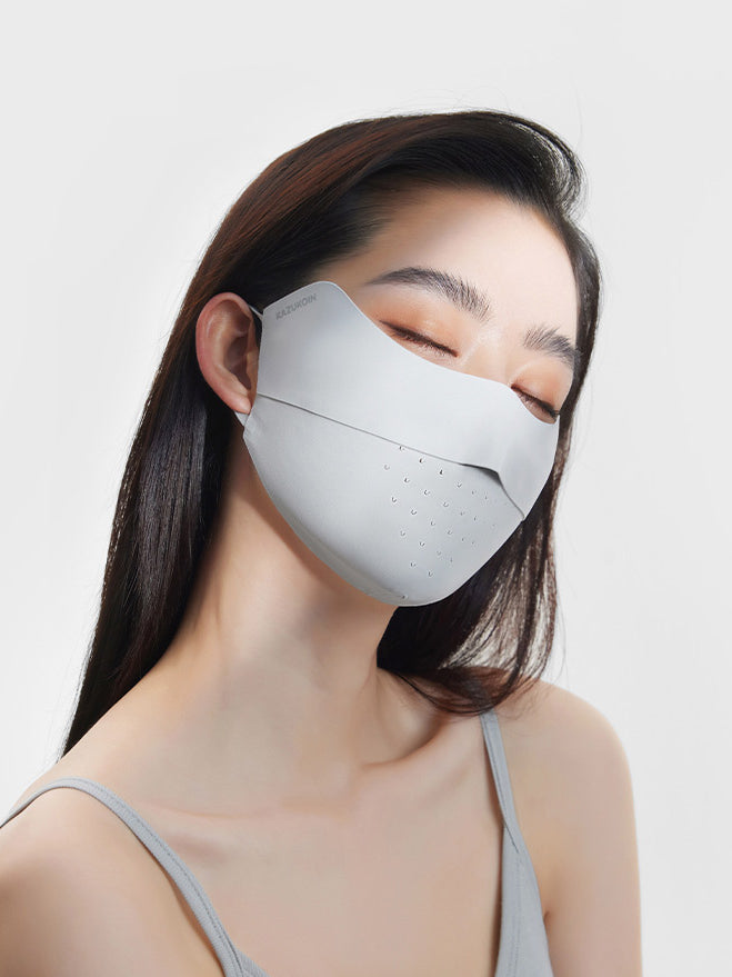 (Zero Feeling Edition) Ice Silk Breathable UV Protection Sunscreen Face Mask