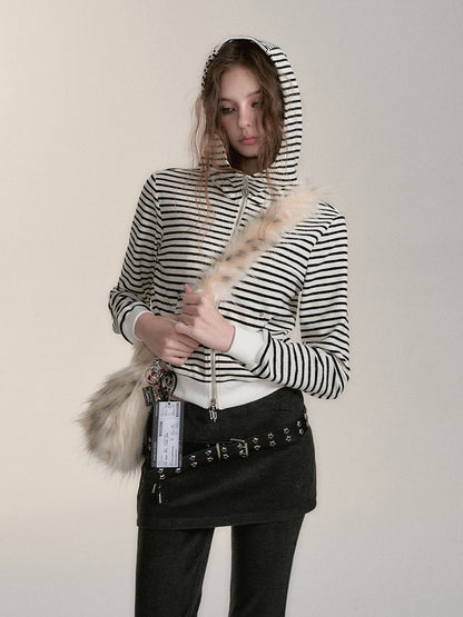 Faux Fur Shoulder Bag