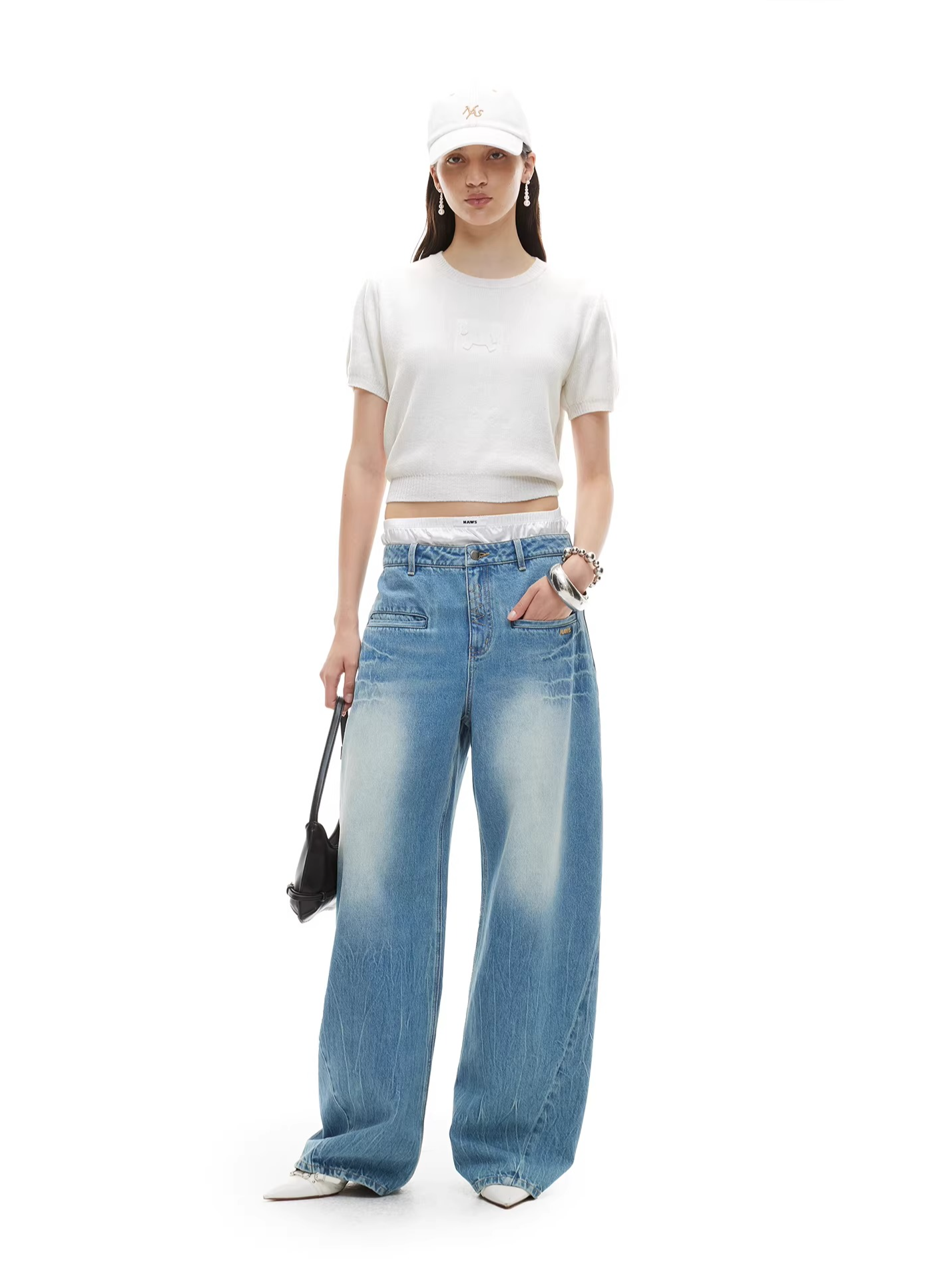 Breathable Relaxed Straight-Leg Denim Jeans