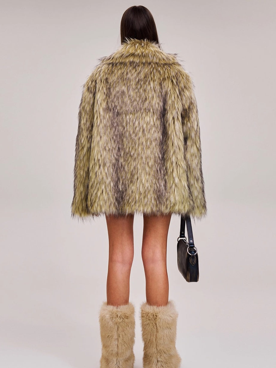 Cross Relic Wilderness Hunter Faux Fur Jacket