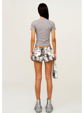 Waist-Cinching Embroidered Round-Neck T-Shirt - CHINASQUAD
