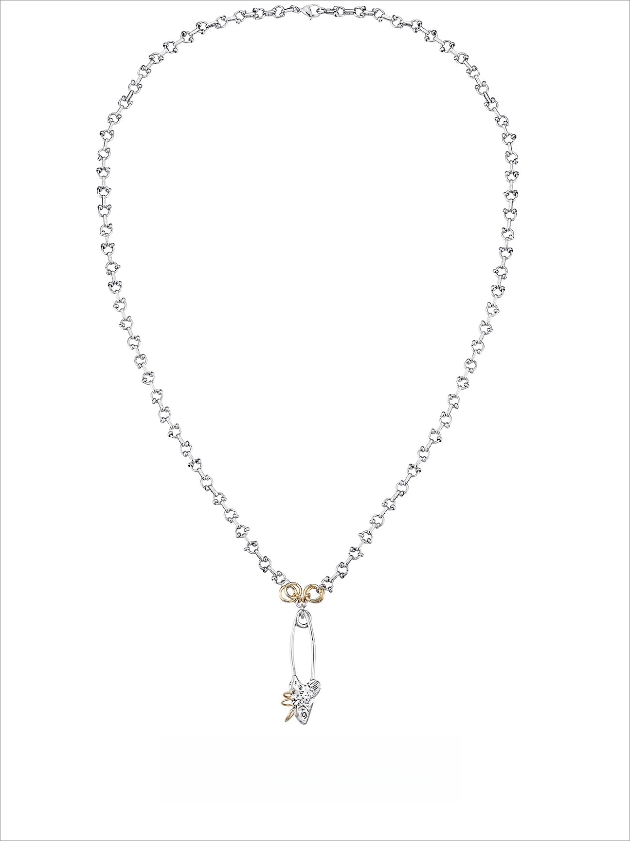 Paperclip Herringbone Necklace