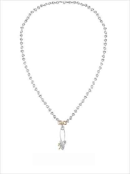 Paperclip Herringbone Necklace