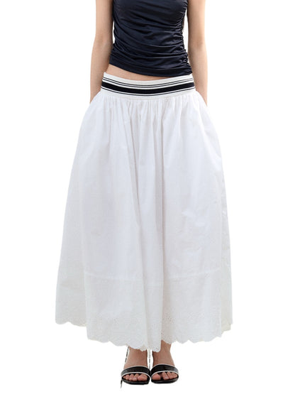 Striped Waistline Tutu Skirt - CHINASQUAD
