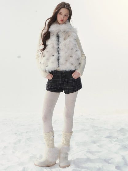 Reversible Fashion Faux Fur Jacket