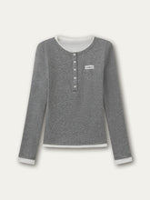 Lyocell Henley Neck Soft T-Shirt - CHINASQUAD