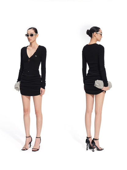 Uus Hourglass Knit Dress