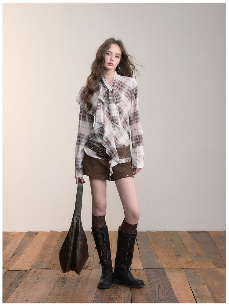 Irregular Rivet Versatile Shorts