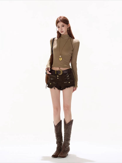 Textured Panel Knit Base Layer