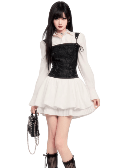 Prelude Pleated Princess Camisole Dress