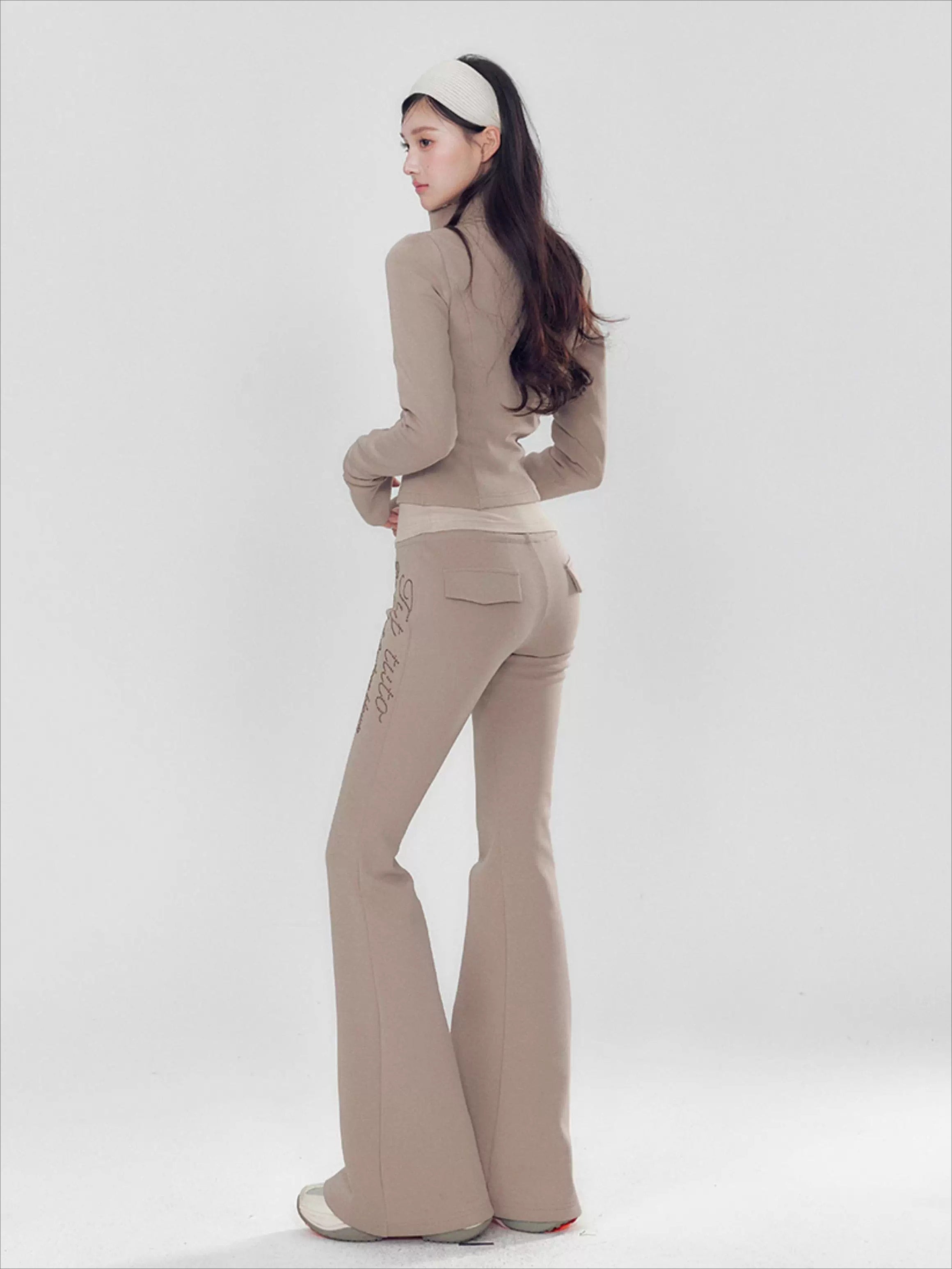 Pink Luxe Yoga Tracksuit Set