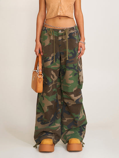 Compass Retro Camo Para Pants Desert Camouflage - CHINASQUAD