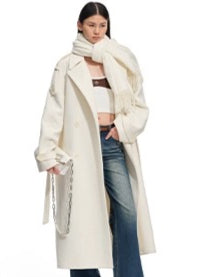 Arctic Muse Wool-Blend Coat