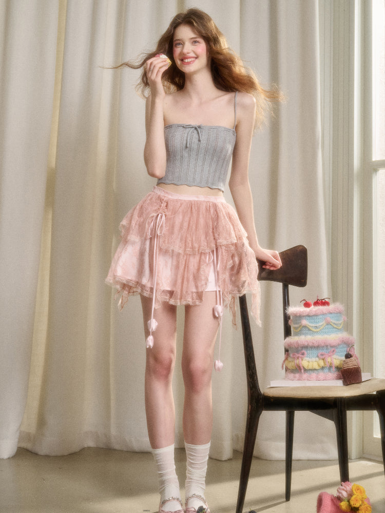 Breathable Lace Fairy Skirt