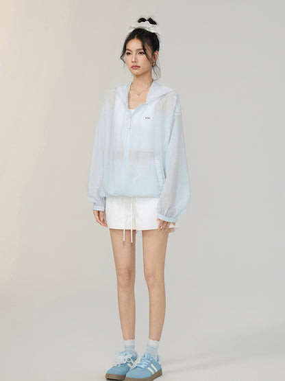 Lace Trimmed Oversized Sun Protection Coat