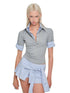 Faux Two-Piece Polo Collar T-Shirt - CHINASQUAD