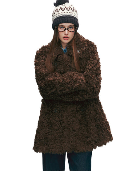 Eco-friendly Fur Lined Fur Coat