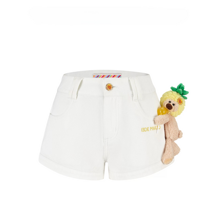Lollipop V-Waist Slim-Fit Shorts