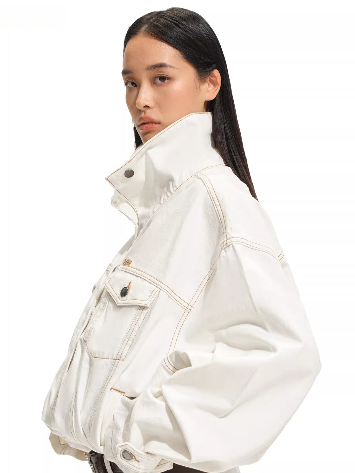 Equestrian Relaxed Denim Jacket