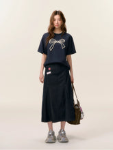 Beaded Bow-knot T-Shirt - CHINASQUAD