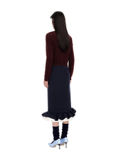 Embellished Wool-Cotton Round-Neck Knit Cardigan - CHINASQUAD