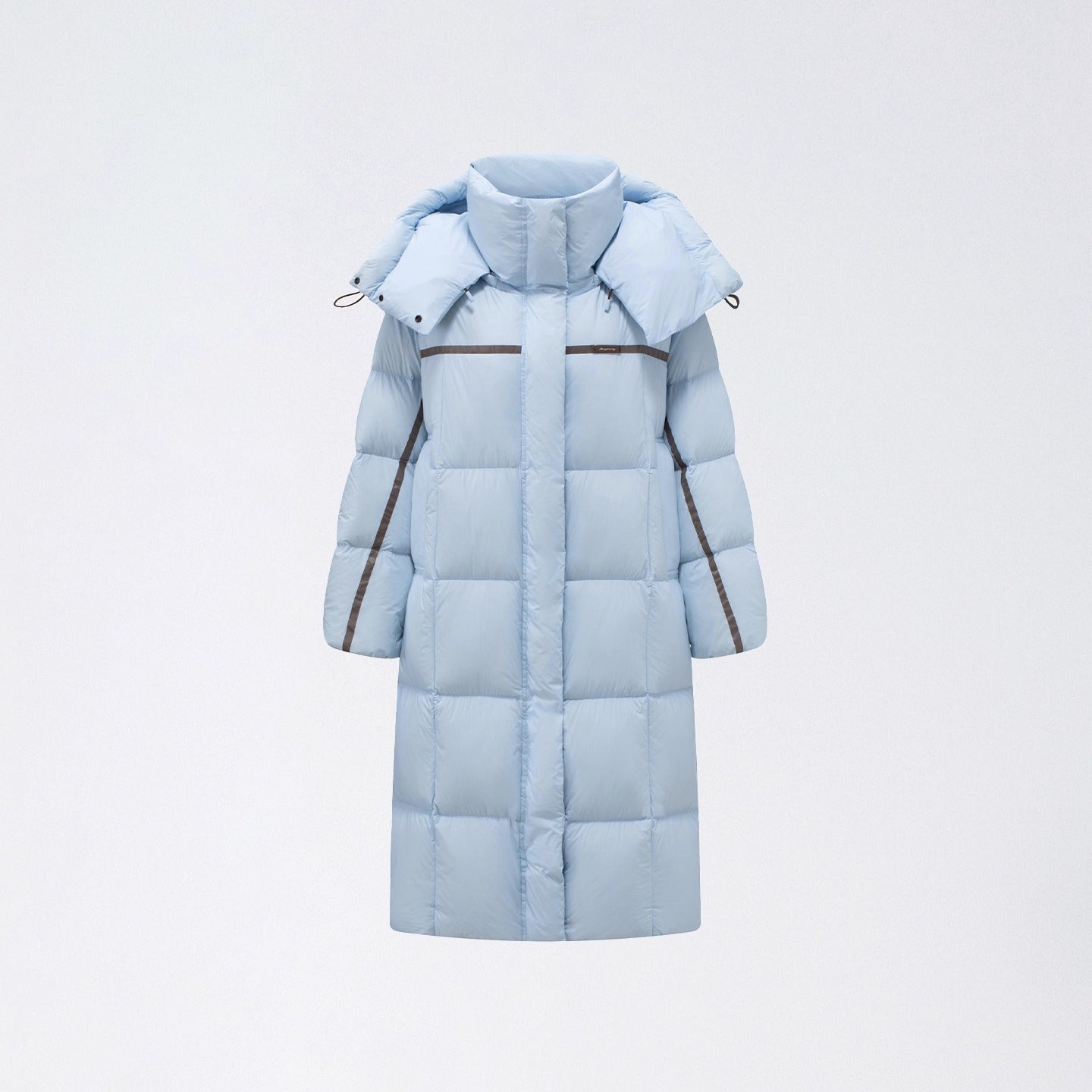 Down Hooded Longline Puffer Coat