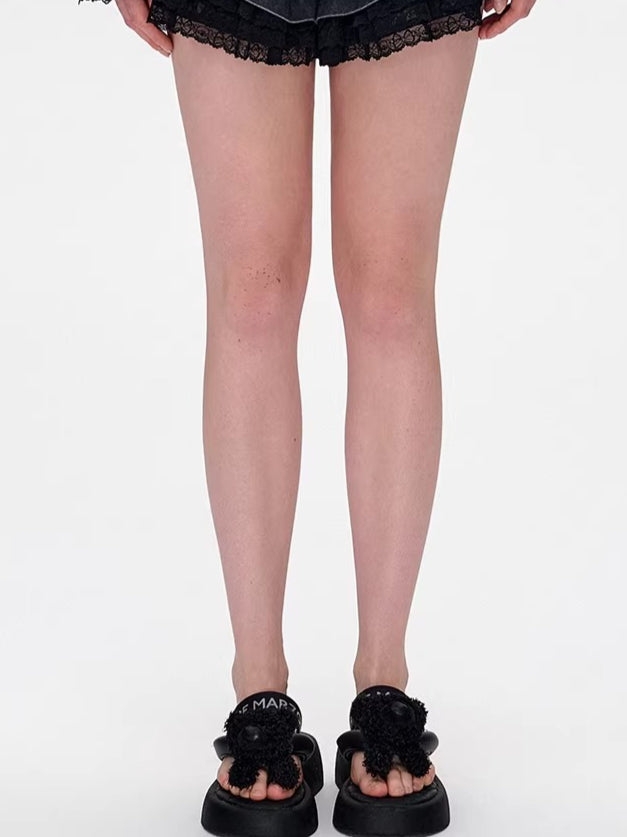 Cute Platform Thong Sandals