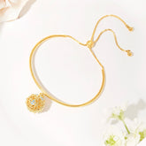 "Fragrance in The Sleeves 暗香盈袖" Chinese-style Floral Bag Bracelet - CHINASQUAD