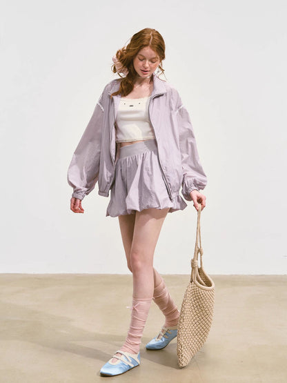 Lace Sun Protection Jacket &amp; Skirt Set