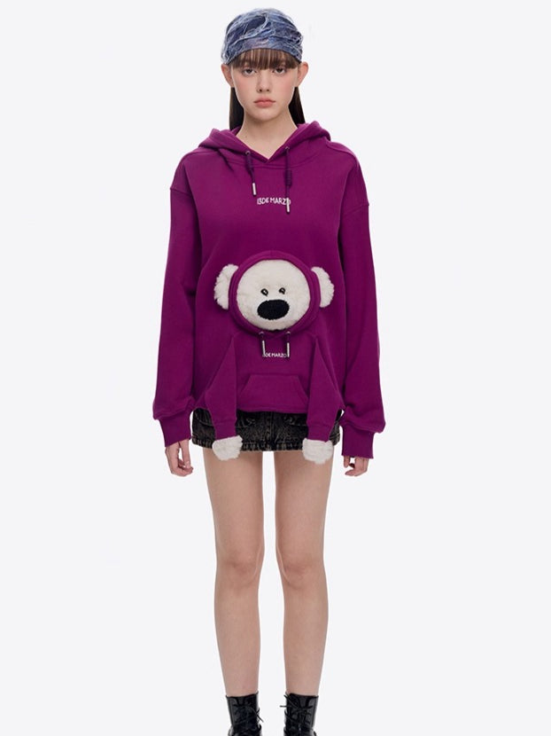 Teddy Pocket Hoodie
