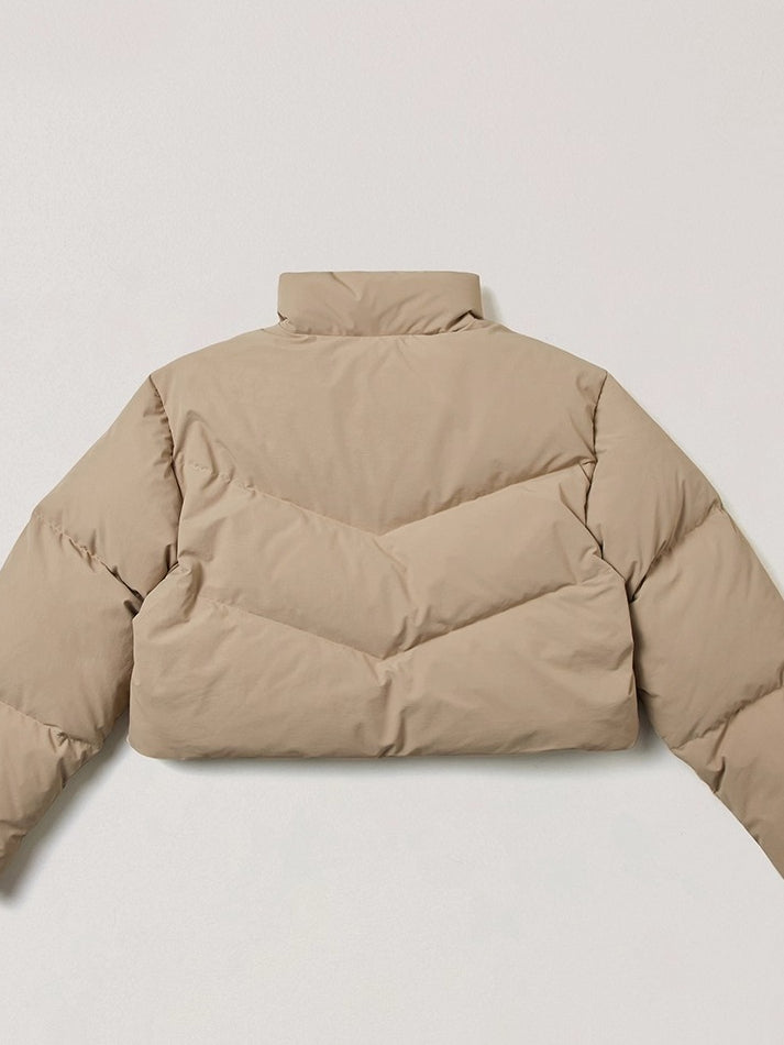 Desert Cross Cropped Down Jacket