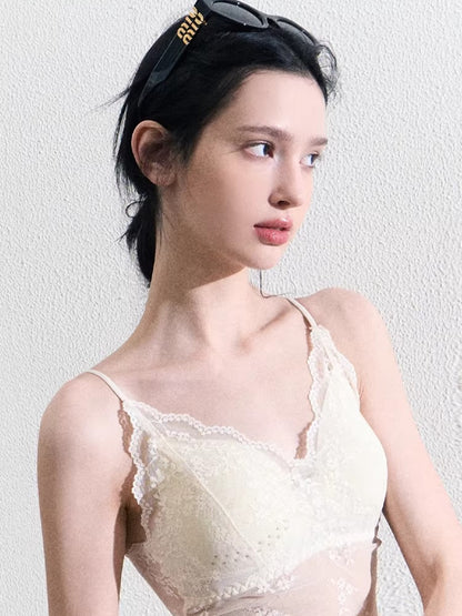 Lace Slim-Fit Camisole Base Layer