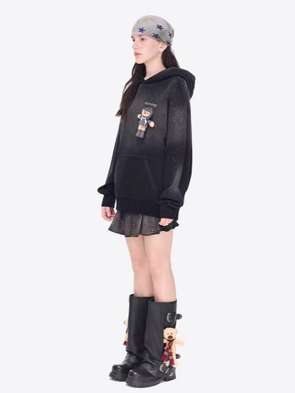 Washed Vintage Pullover Hoodie