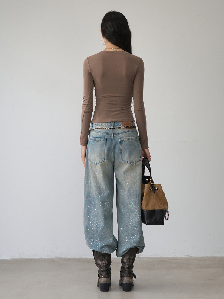 One-Shoulder Strapless Long-Sleeve Blouse - CHINASQUAD