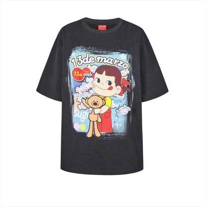 Graphic Cotton Oversized T-Shirt