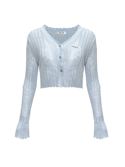 Lace-Trim UV Protection Cardigan