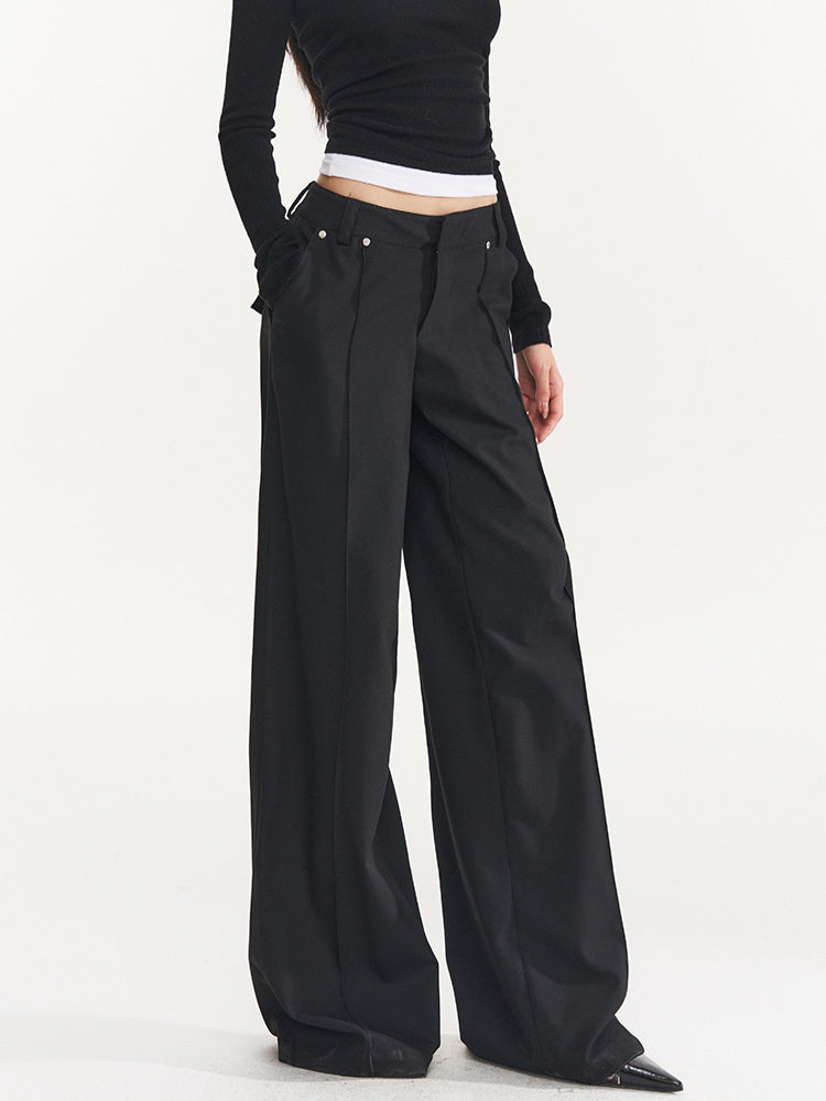 Black Urban Loose Trousers