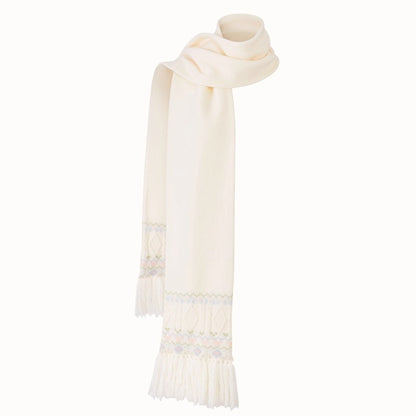 Cosagach Fair Isle Knit Crewneck &amp; Floral Skirt Set