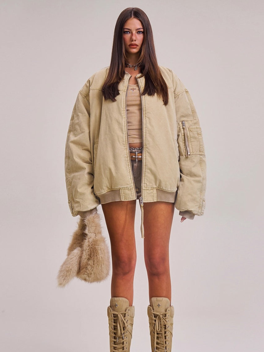 Annihilation Storm Oversized Aviator Jacket