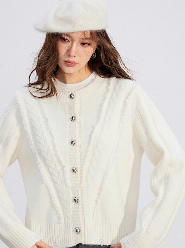 Soft Plush Cable-Knit Sweater