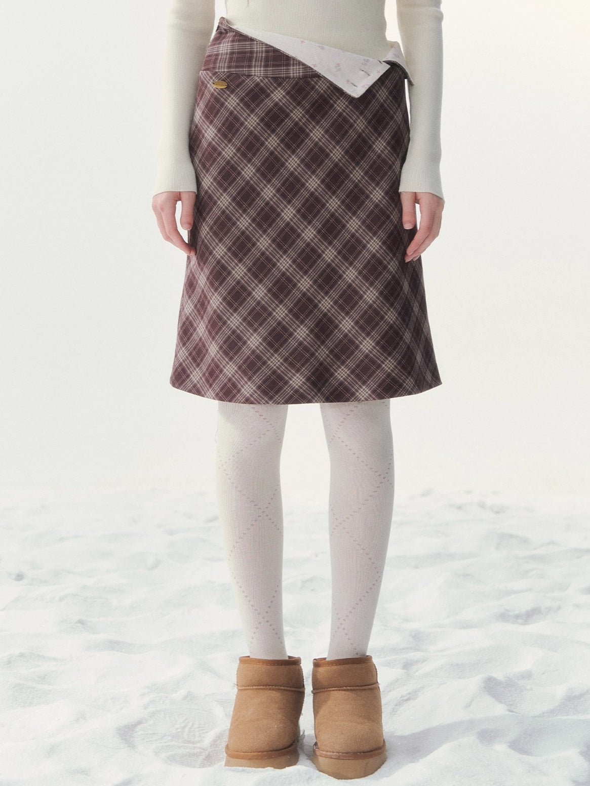 Sunset Park Retro Midi Skirt