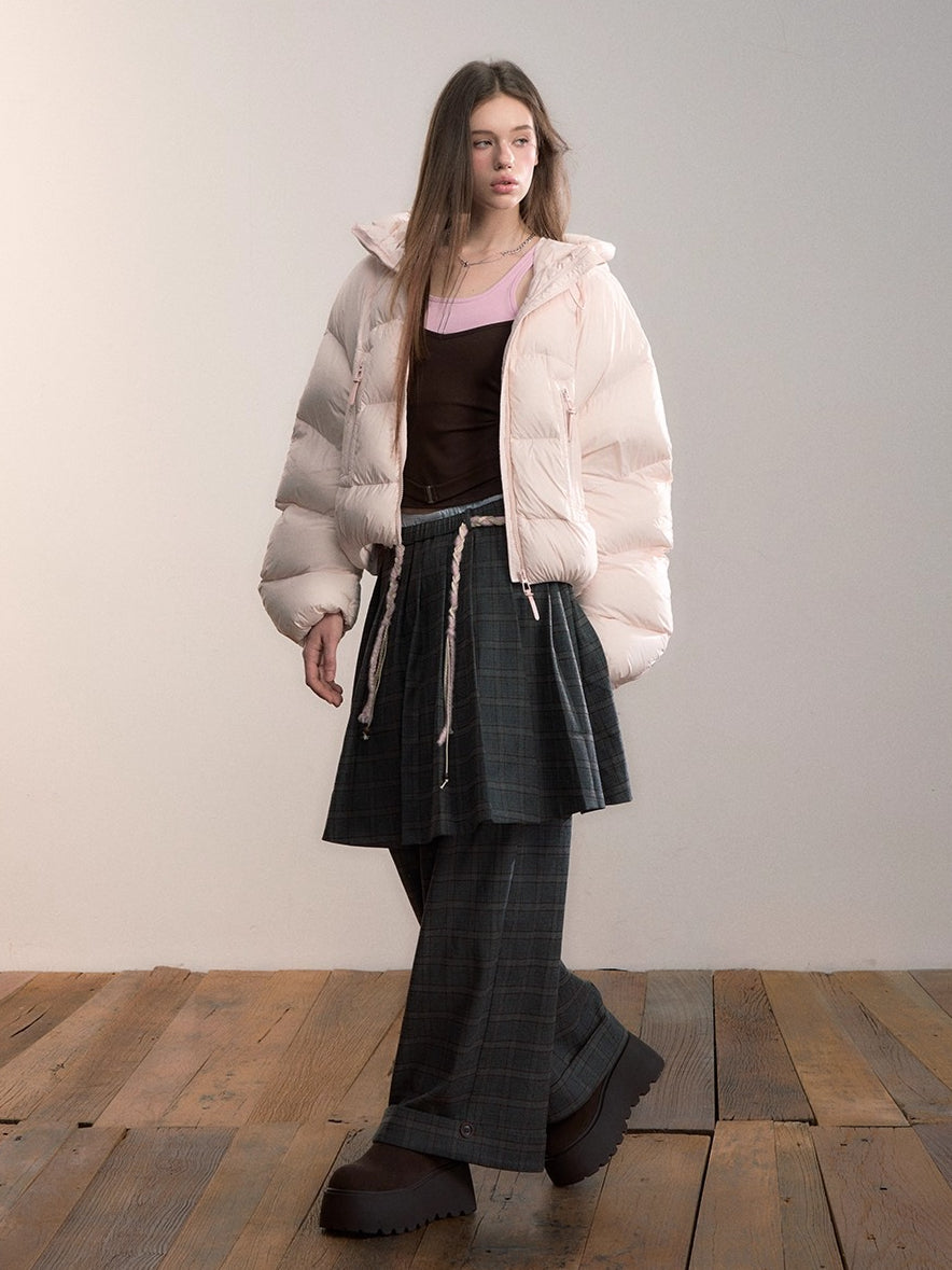 Pastel Cloud Puffer Down Jacket