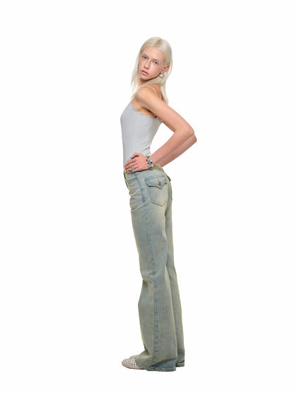 Light Blue Flared Jeans