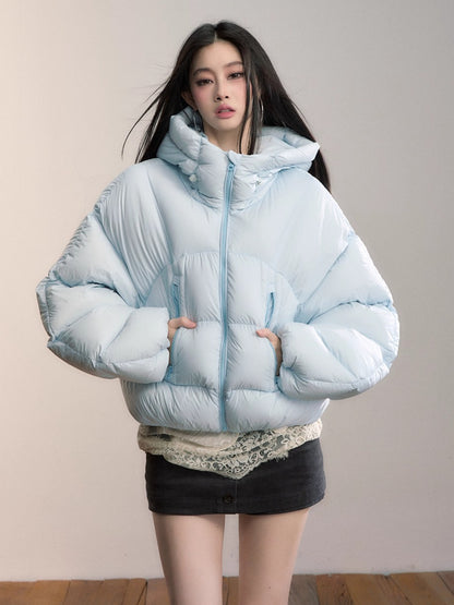 Pastel Cloud Puffer Down Jacket